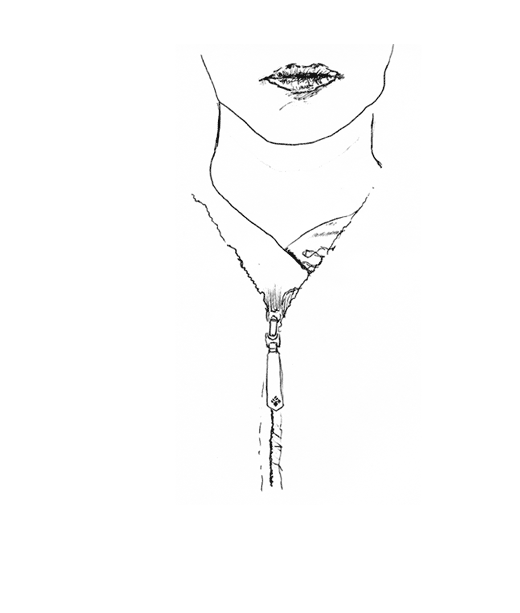 Drawing Of Zipper
