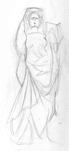 Draped Statue