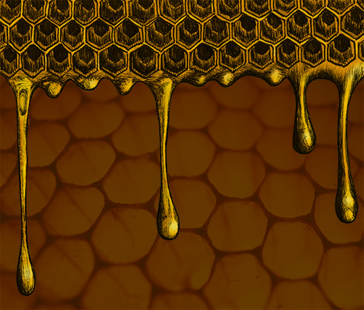Dripping Honeycomb.
